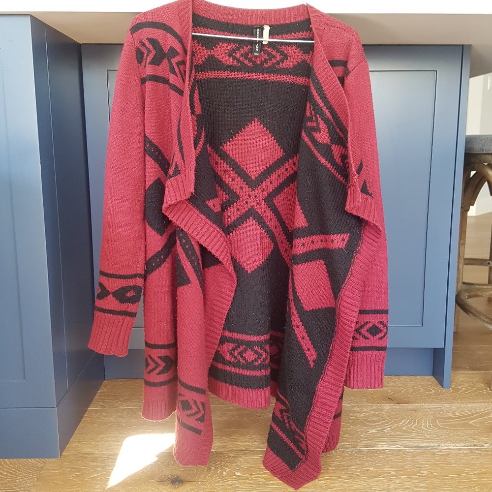 Audrey Ann Black and Red Sweater
